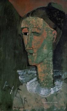 ピエロの自画像 ピエロとして 1915 年 アメデオ・モディリアーニ Oil Paintings